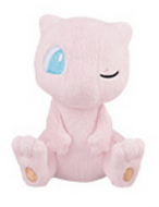 Pokemon Plush I Heart Mew Tired 2017 Banpresto