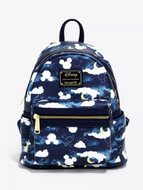 Disney Mini Backpack Mickey Mouse Constellations & Clouds- Dark Blue Loungefly