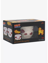 Load image into Gallery viewer, Naruto Shippuden Ramen Bowl With Chopsticks Akatsuki Clouds Design
