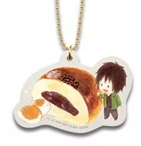 Load image into Gallery viewer, Natsume's Book of Friends Acrylic Keychain Freshy Baked Bread With Nyanko Sensei Ichiban Kuji G Prize Bandai
