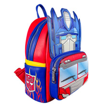 Load image into Gallery viewer, Transformers Mini Backpack Optimus Prime GITD Loungefly
