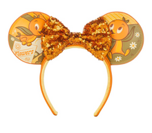Load image into Gallery viewer, Disney Parks Mini Backpack Ears Plush Set Orange Bird EPCOT International Flower and Garden Festival 2023 Loungefly
