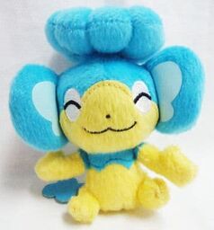 Pokemon Plush Panpour Ball Chain 2011 Banpresto