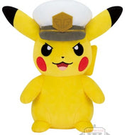 Pokemon Plush Captain Pikachu (Mouth Open) Mofugutto 2023 Banpresto