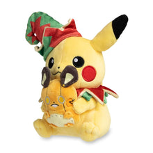 Load image into Gallery viewer, Pokemon Plush Pikachu &amp; Robot Dedenne Holiday Workshop Pokemon Center
