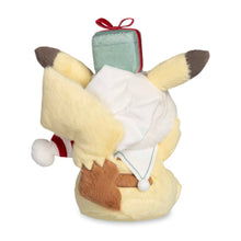 Load image into Gallery viewer, Pokemon Plush Pikachu Holiday Wishes 2025 Pokemon Center 10in
