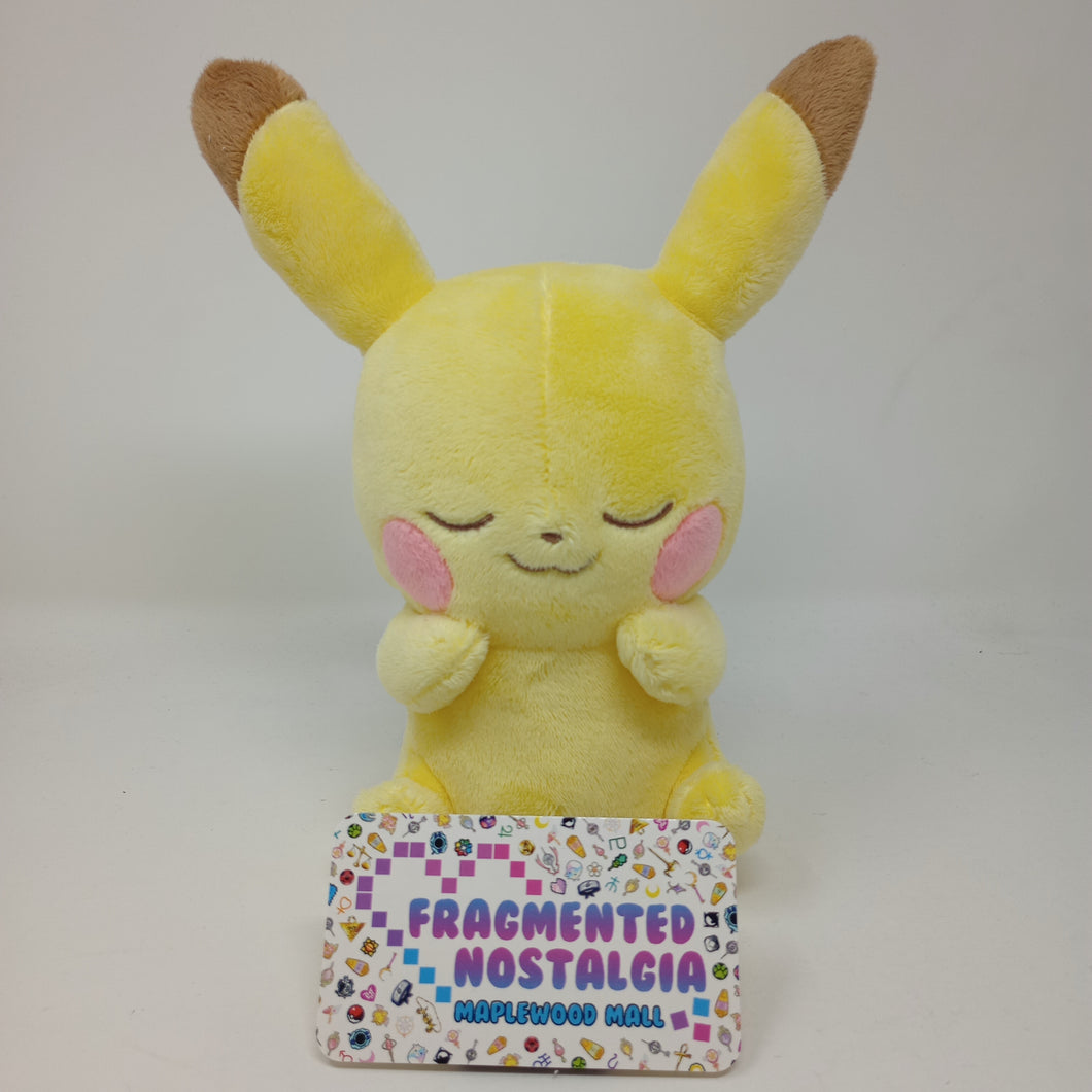 Pokemon Plush Pikachu Eyes Closed 2019 Bandai Spirits