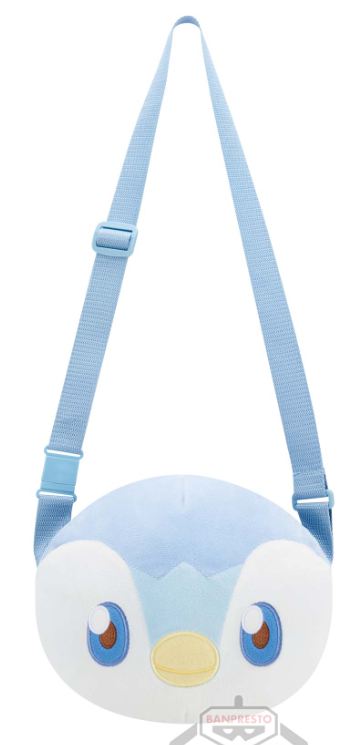 Pokemon Plush Shoulder Pouch Piplup Pokepeace 2024 Banpresto