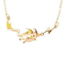 Load image into Gallery viewer, Pokemon Raichu Necklace Two of a Kind Pokemon Center
