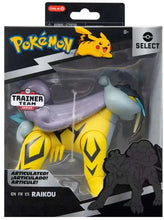 Load image into Gallery viewer, Pokemon Figure Raikou Select Trainer Series 6" Jazwares
