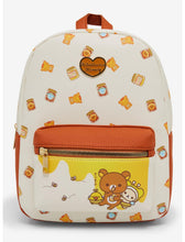 Load image into Gallery viewer, Sanrio Mini Backpack Rilakkuma Honey Bioworld
