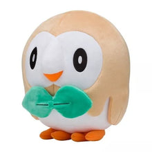 Load image into Gallery viewer, Pokemon Plush Rowlet Life Size Poke Plush 2022 Pokemon Center
