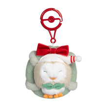 Load image into Gallery viewer, Pokemon Keychain Plush Rowlet Holiday Wishes 2025 Pokemon Center
