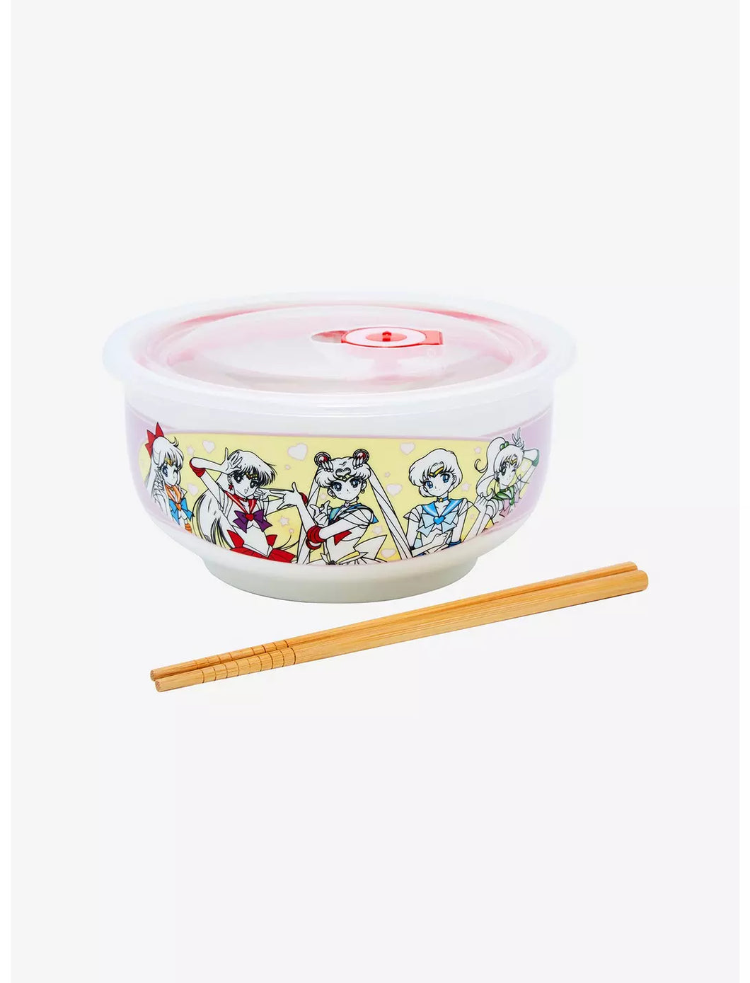 Sailor Moon Ramen Bowl with Lid & Chopsticks Sailor Guardians