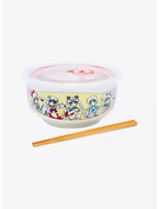 Sailor Moon Ramen Bowl with Lid & Chopsticks Sailor Guardians