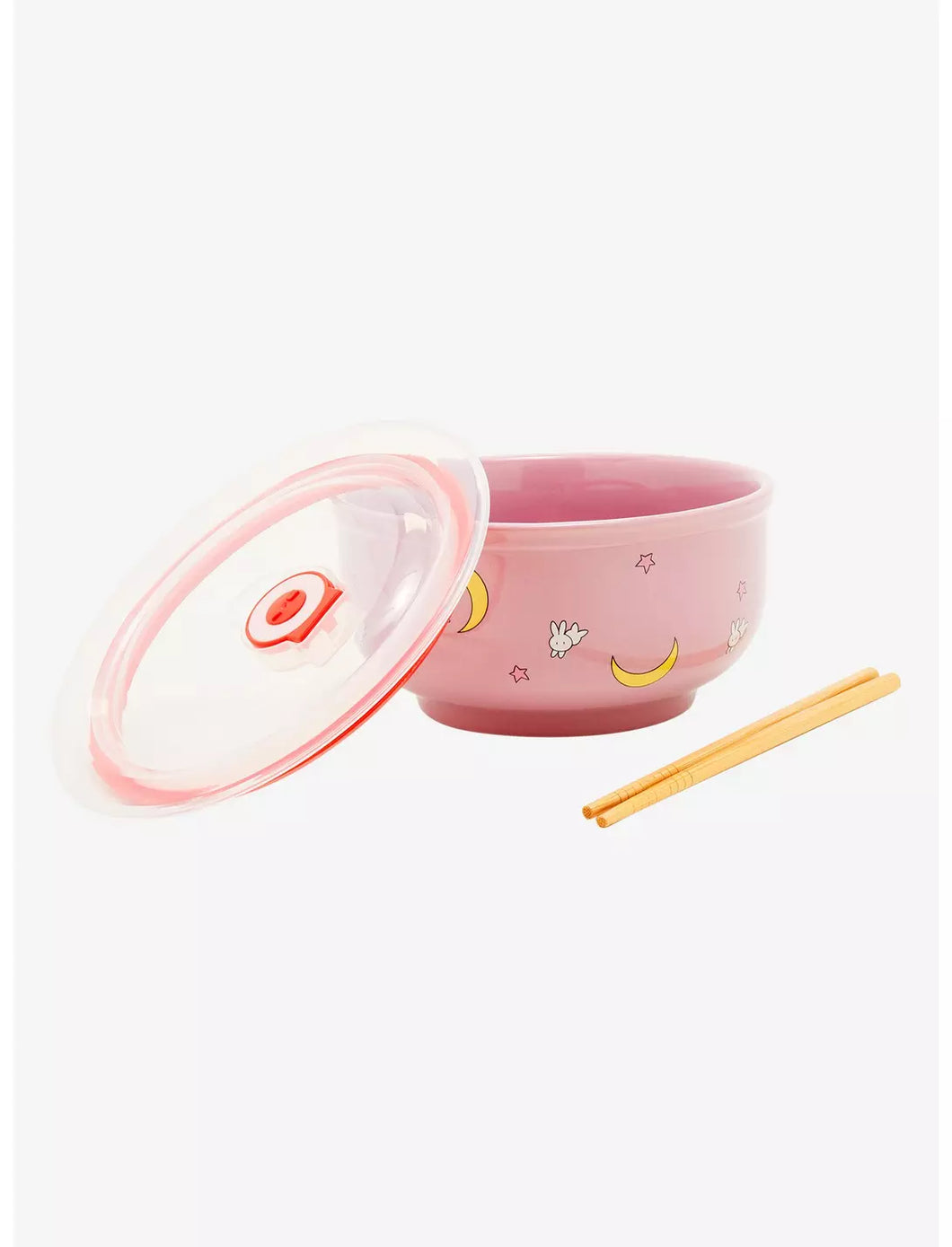 Sailor Moon Ramen Bowl with Lid & Chopsticks Allover Print Just Funky
