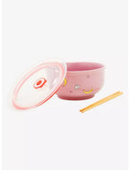 Sailor Moon Ramen Bowl with Lid & Chopsticks Allover Print Just Funky