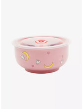 Load image into Gallery viewer, Sailor Moon Ramen Bowl with Lid &amp; Chopsticks Allover Print Just Funky
