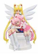 Sailor Moon Figure Eternal Sailor Moon & Sailor Chibi Moon Ichibansho Bandai