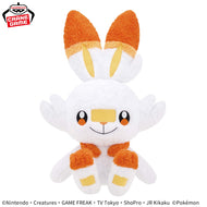 Pokemon Plush Scorbunny Hokkori Iyasare 2025 Banpresto