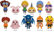 Digimon Series 2 3D Foam Figural Bag Clip Keychains