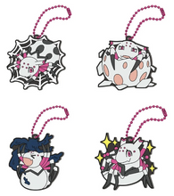 Load image into Gallery viewer, So I'm A Spider, So What? Rubber Keychain Kumoko Bandai
