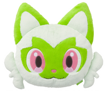Load image into Gallery viewer, Pokemon Plush Pillow Sprigatito PikaPika Box 2024 Pokemon Center

