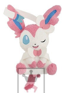 Pokemon Plush Sylveon Kutsurogi Time Dekkai 2017 Banpresto