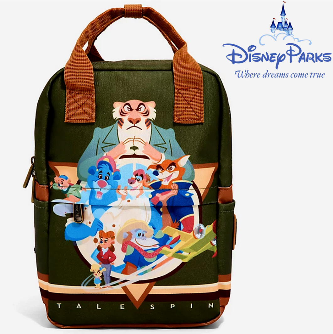 Disney Parks Mini Backpack Talespin Canvas Loungefly