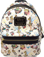 Disney Mini Backpack Peter Pan Tinkerbell Tattoo AOP Loungefly