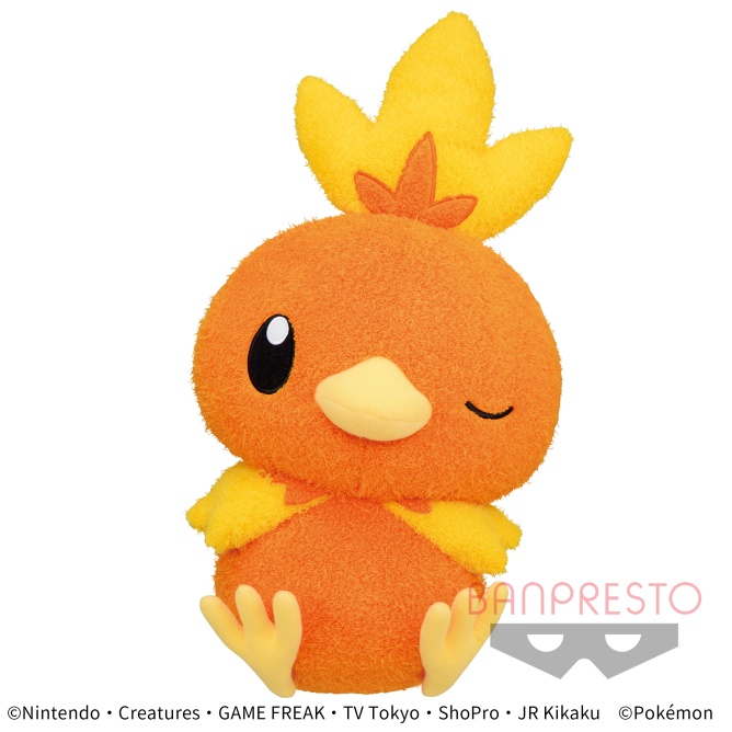 Pokemon Plush Torchic Kutsurogi Time Mechadeka 2022 Banpresto