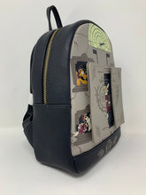 Load image into Gallery viewer, Disney Mini Backpack Mickey Mouse and Friends Hollywood Tower Hotel GITD Loungefly
