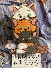 Load image into Gallery viewer, Disney Mini Backpack Wallet Set Aristocats Stack Loungefly
