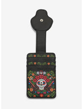 Load image into Gallery viewer, Disney Pixar Cardholder Coco Floral Sugar Skull Loungefly
