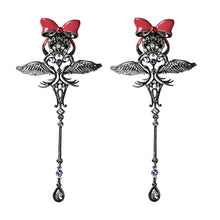 Load image into Gallery viewer, Madoka Magica Earrings Devil Homura MAYLA Clip-On
