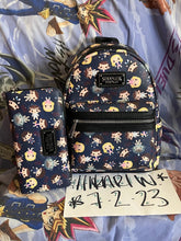Load image into Gallery viewer, Stranger Things Mini Backpack Wallet Set Eleven AOP Loungefly
