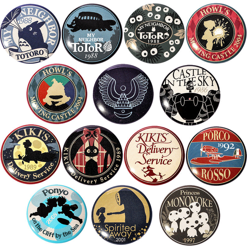 Studio Ghibli Blind Box Badge Pin Full of Ghibli Characters