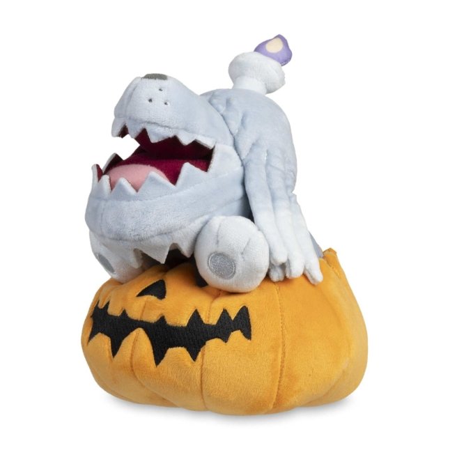 Pokemon Plush Tricks & Treats: Greavard in Houndstone Pumpkin Pokemon Center
