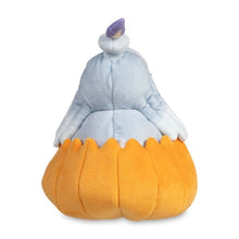 Load image into Gallery viewer, Pokemon Plush Tricks &amp; Treats: Greavard in Houndstone Pumpkin Pokemon Center
