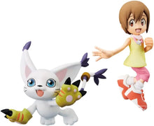 Load image into Gallery viewer, Digimon Adventure Figure Set Hikari &amp; Tailmon Gatomon Adventure Archives DXF Banpresto
