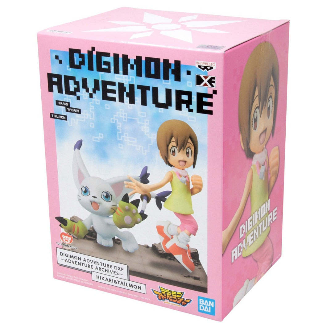 Digimon Adventure Figure Set Hikari & Tailmon Gatomon Adventure Archives DXF Banpresto