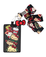 Sanrio Lanyard Pass Case Hello Kitty Snacks Loungefly