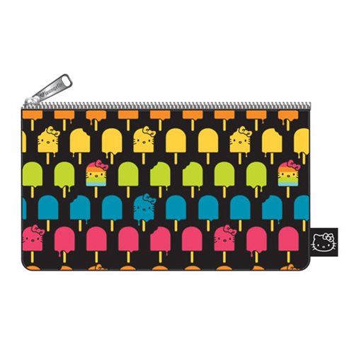 Sanrio Zipper Pouch Hello Kitty Ice Cream Rainbow Loungefly