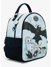 Load image into Gallery viewer, Dreamworks Mini Backpack How to Train your Dragon Toothless &amp; Light Fury Family
