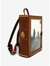 Load image into Gallery viewer, Harry Potter Mini Backpack Pin Collector Book Loungefly
