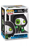 DC Super Heroes Figure Green Lantern Jessica Cruz Dia de los Muertos Pop! Heroes 411 Funko