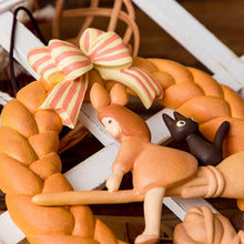 Load image into Gallery viewer, Kiki's Delivery Service Bakery Bread Wreath Kiki and Jiji Door Sign

