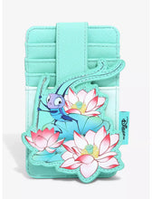 Load image into Gallery viewer, Disney Cardholder Cri-Kee &amp; Mulan Lotus Loungefly
