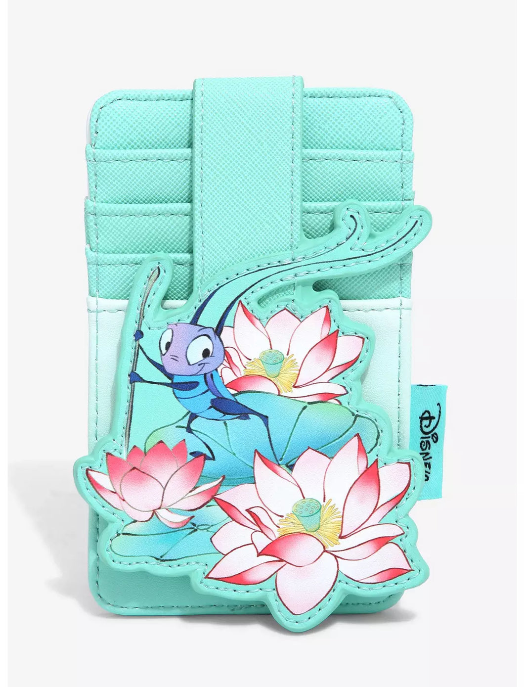 Disney Cardholder Cri-Kee & Mulan Lotus Loungefly