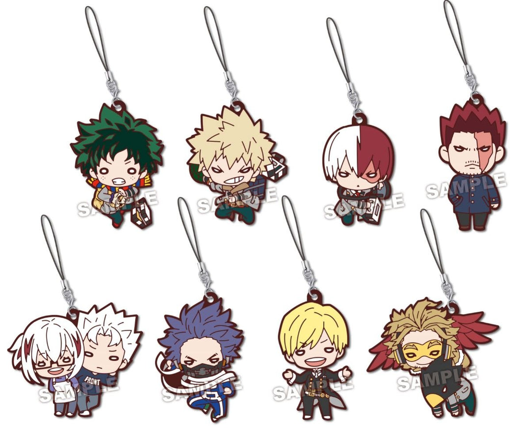 My Hero Academia Rubber Keychain Nitotan Blind Box